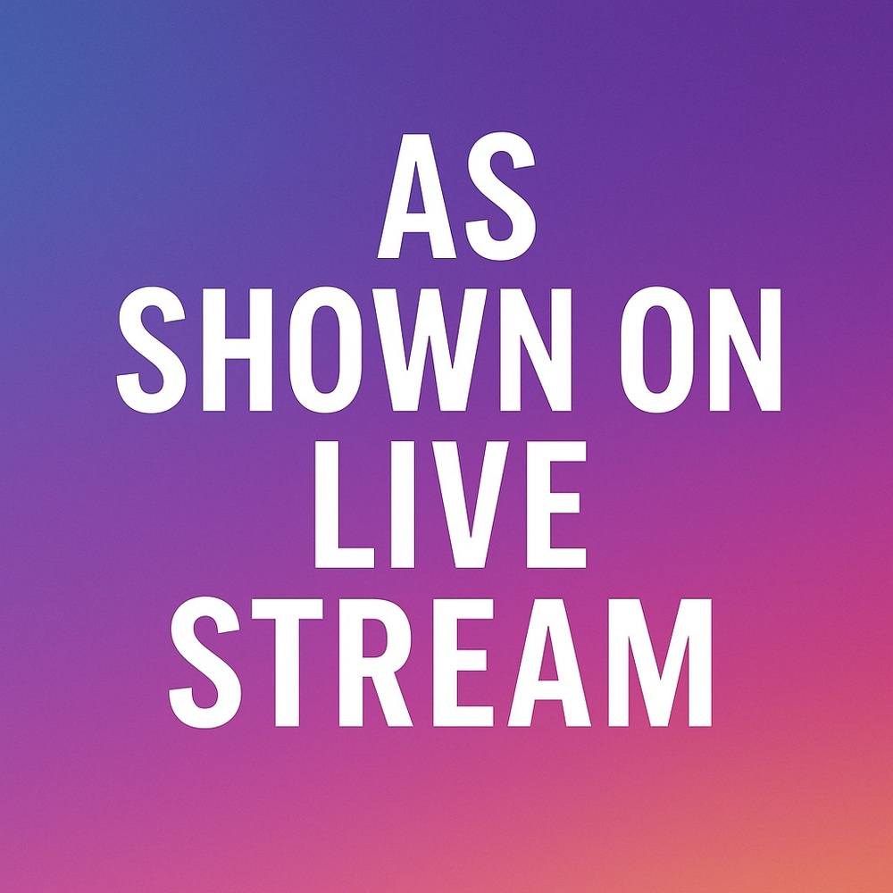 As shown in livestream‎ show.